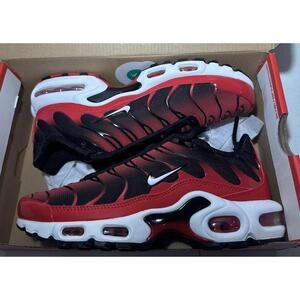 Nike Air Max Plus  University Red White Black FV0950-600 (Women's)  Size 6